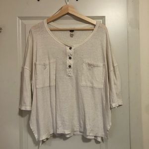 We the Free linen top